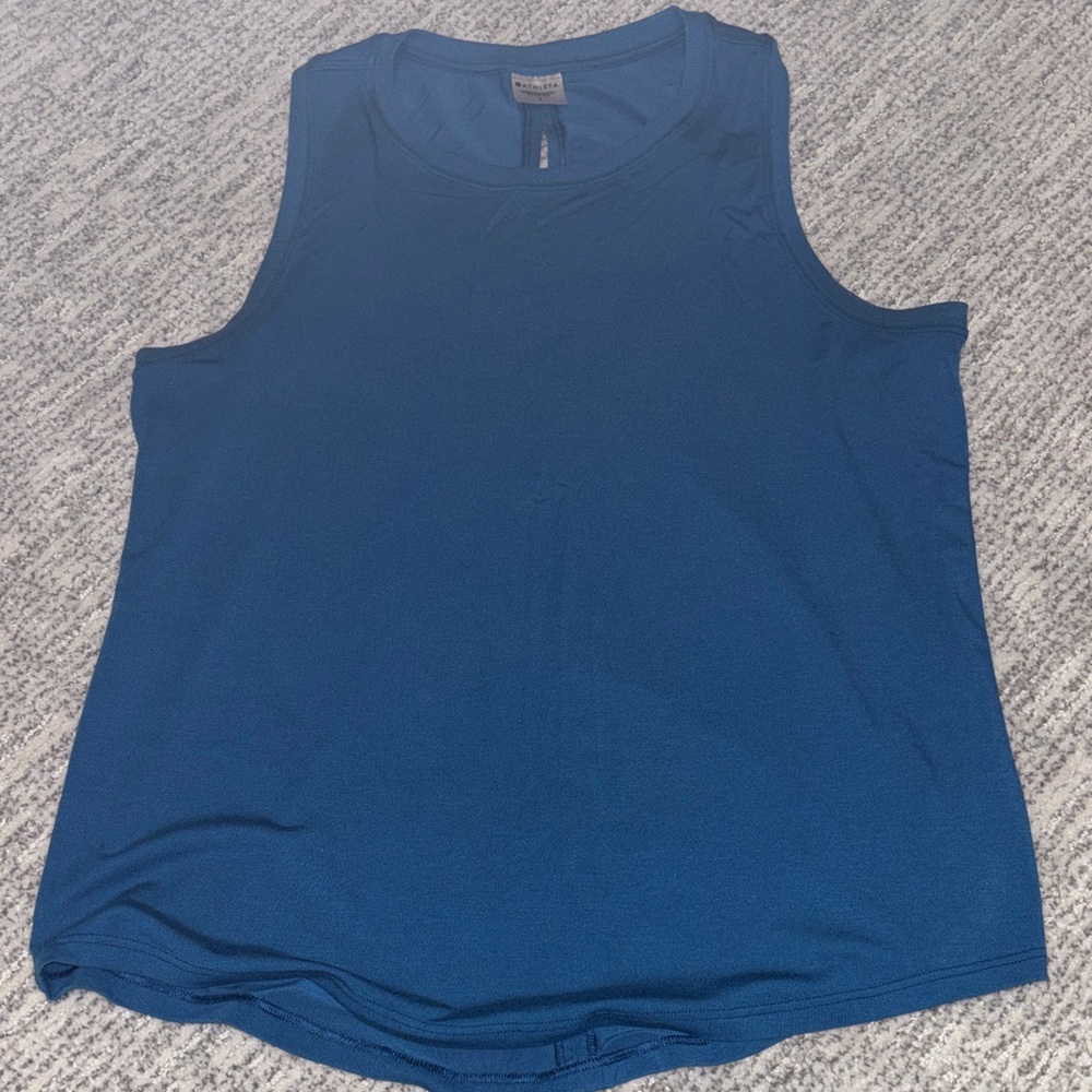Athleta Sleeveless Performance Tank Top - Deep Blue